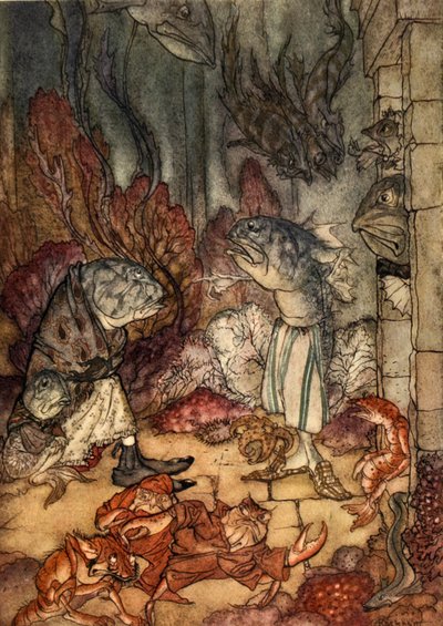 Un gruppo di furfanti squamosi, illustrazione da 